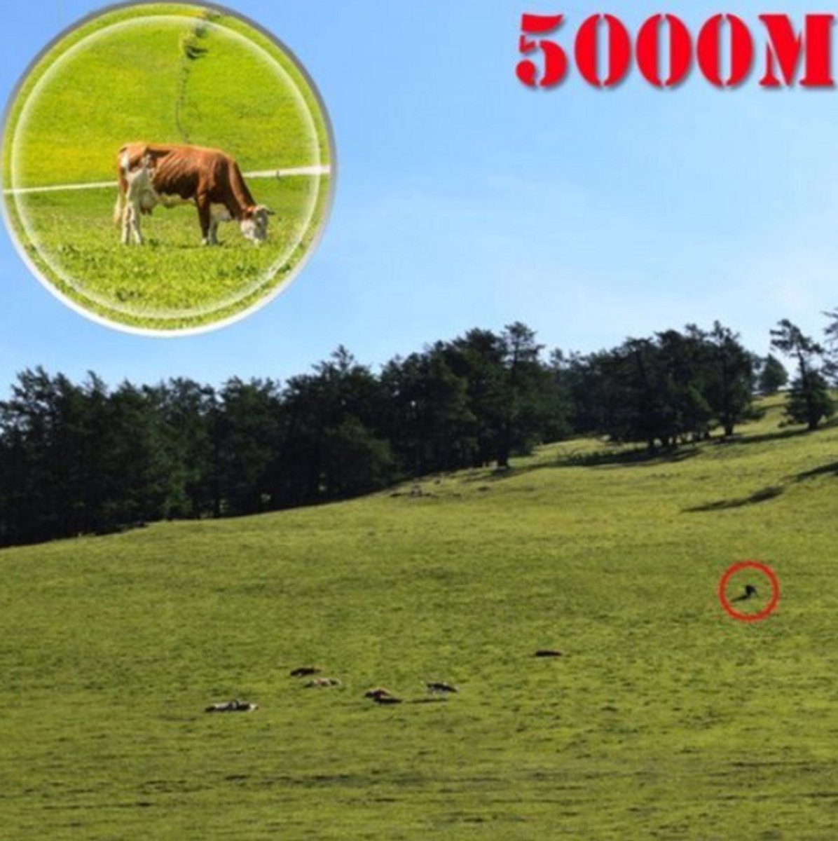 5000M 30x50 Monoculaire Nachtzicht Telescoop