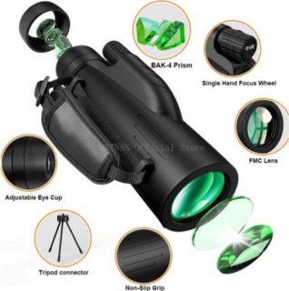 5000M Monoculaire Telescoop 12x50 Draagbaar Professioneel