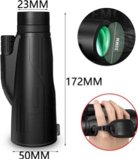 5000M Monoculaire Telescoop 12x50 Draagbaar Professioneel
