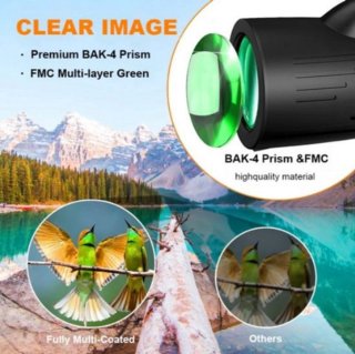 5000M Monoculaire Telescoop 12x50 Draagbaar Professioneel