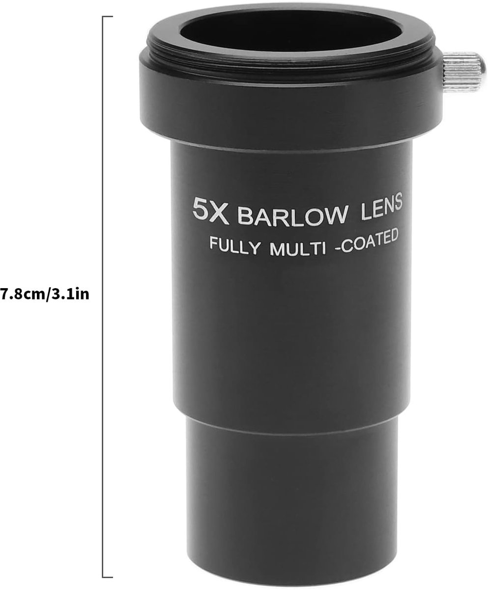 5X Barlow Lens 1.25 Inch Volledig Metaal M42 Astronomie