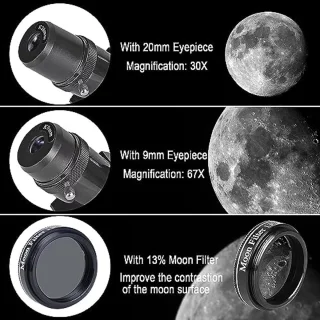 80 mm astronomische telescoop