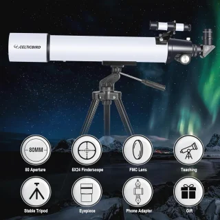 80 mm Refractor Telescoop