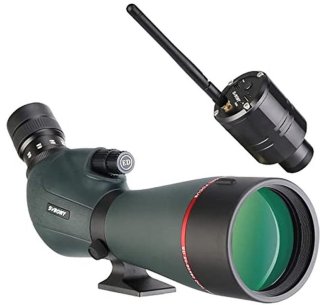 De 80ED Spotting Scope met WiFi-camera in één oogopslag