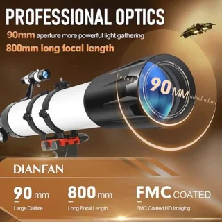 90 mm Refractortelescoop