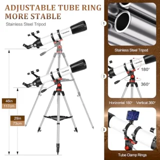 90 mm refractortelescoop