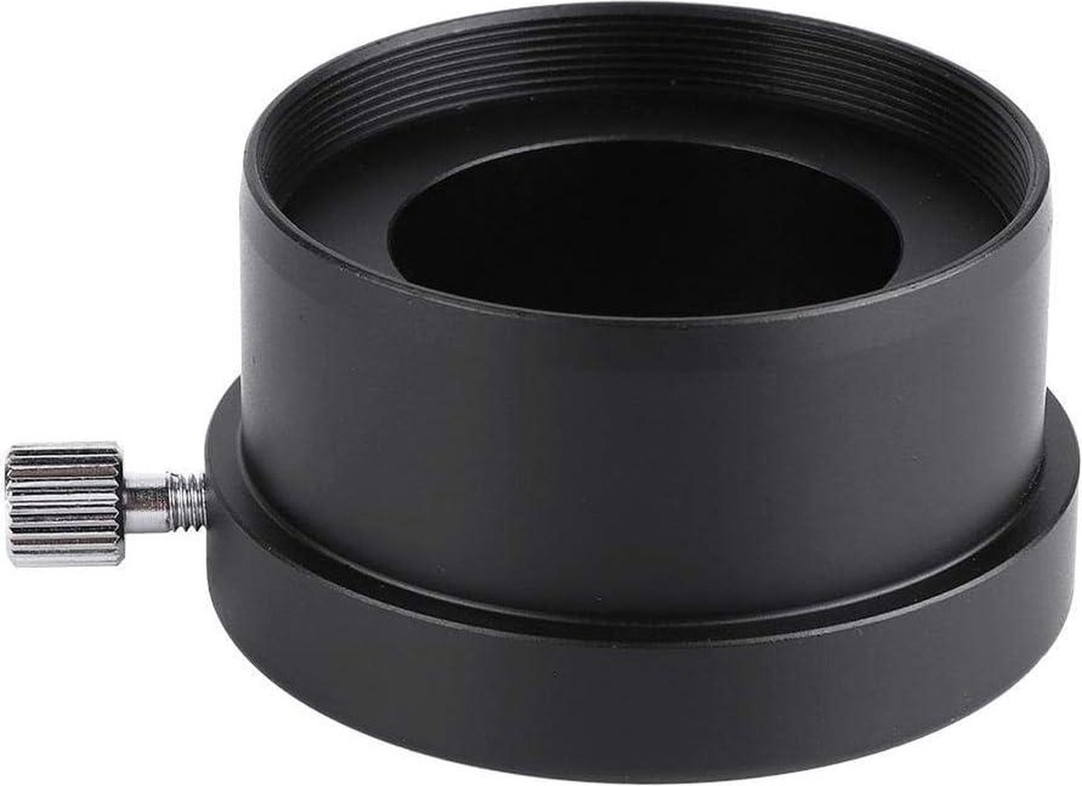 Adapter 2" telescoop oculair houder zwart metaal