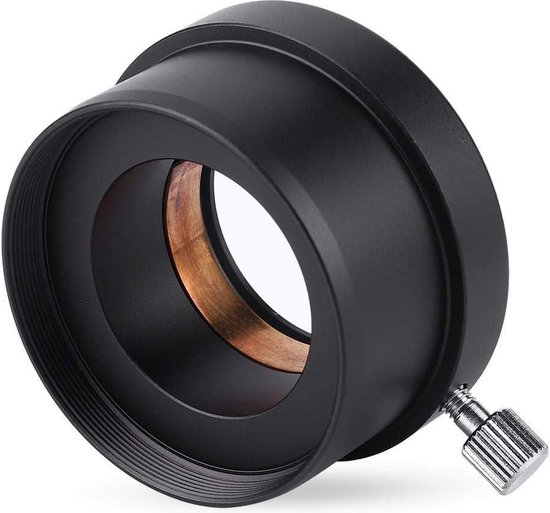 Adapter 2" telescoop oculair houder zwart metaal