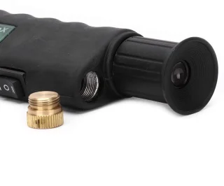 Allecta CL-lichtgolfmicroscoop met 1,25 en 2,5 mm adapters