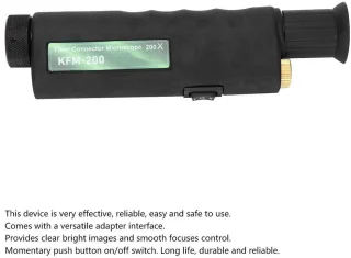 Allecta CL-lichtgolfmicroscoop met 1,25 en 2,5 mm adapters