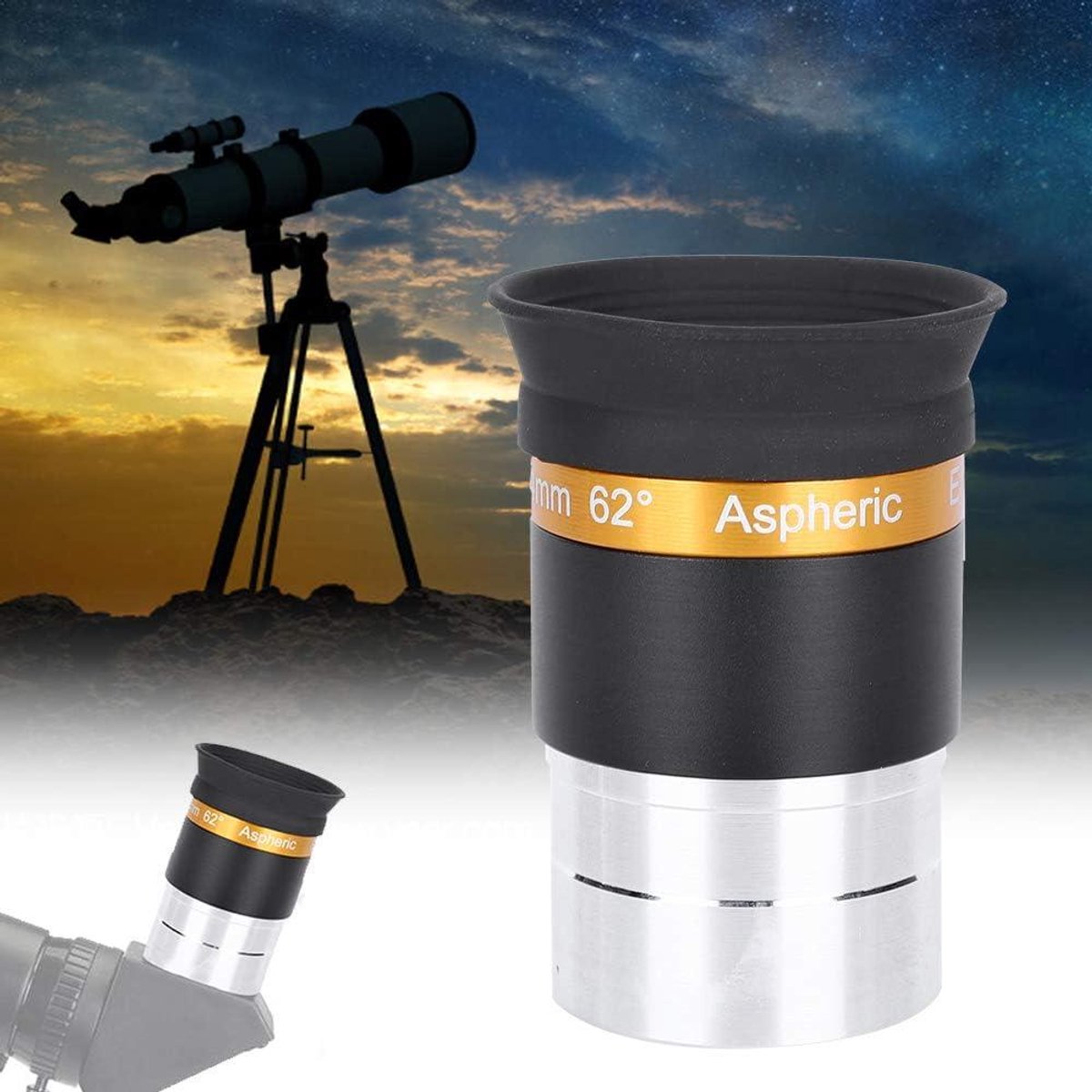 Allecto Plus 4 mm Grote Oculair HD Coating 1,25 inch