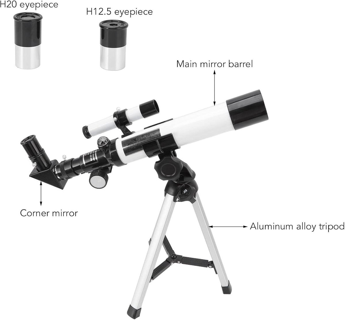 Allecto Plus 40/400 Telescoop