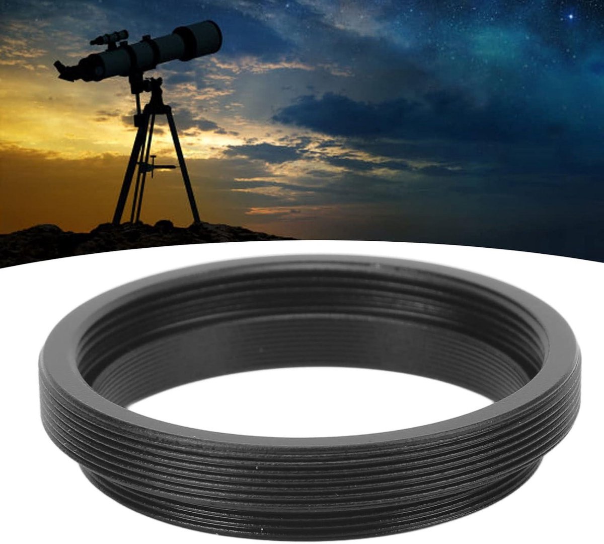 Allecto Plus Adapter Ring M48 naar M54 voor Telescoop