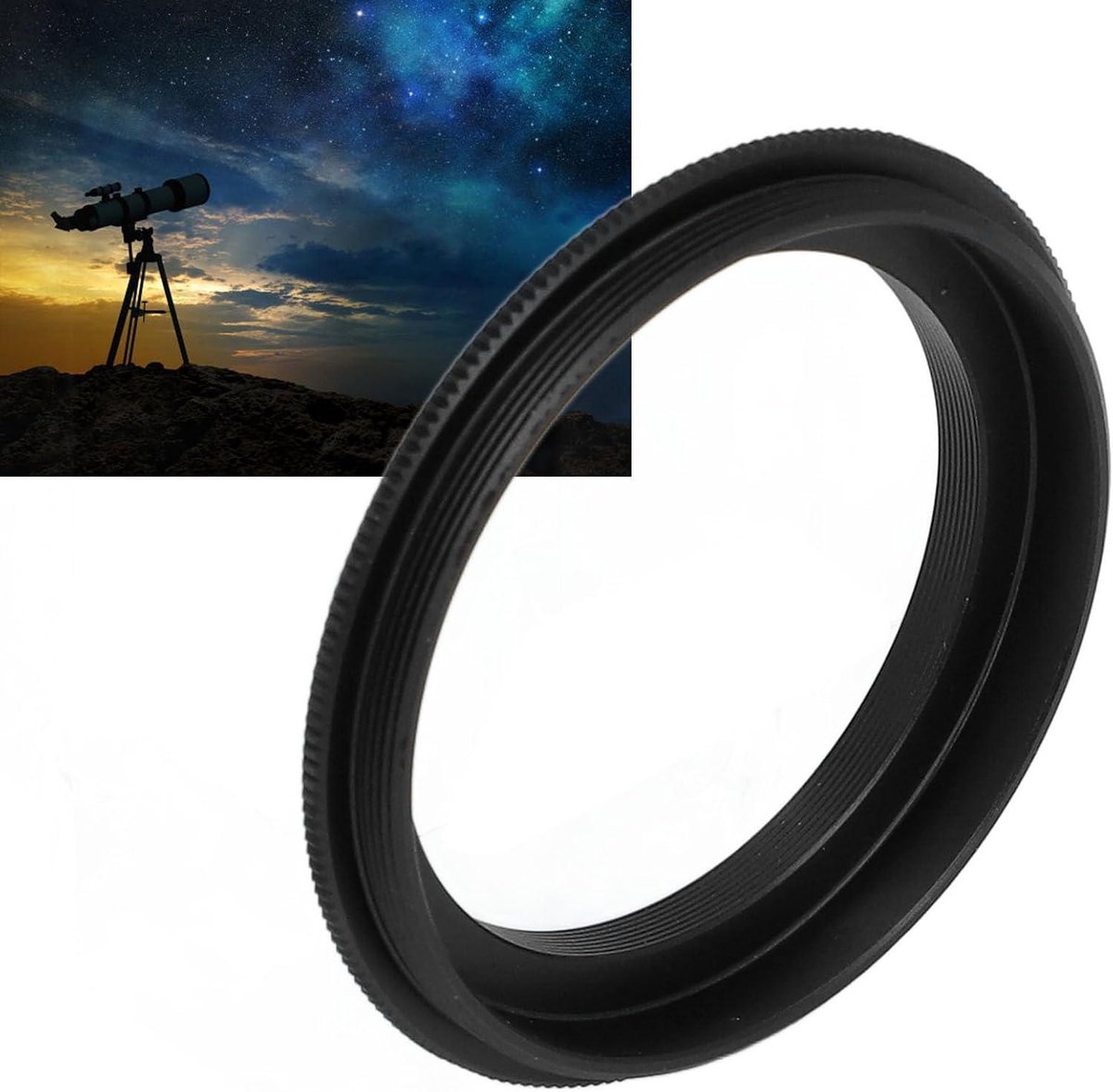 Allecto Plus Adapterring M56-naar-M48 Telescoop