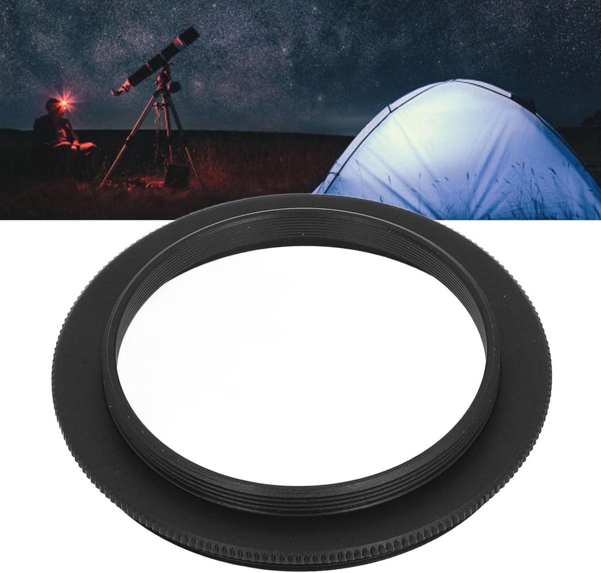 Allecto Plus Adapterring M56-naar-M48 Telescoop