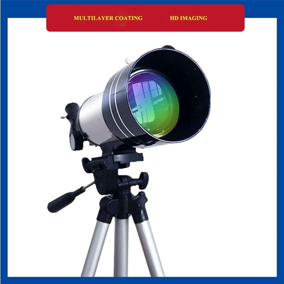 Allecto Plus Astronomische Refractortelescoop 70mm 15x