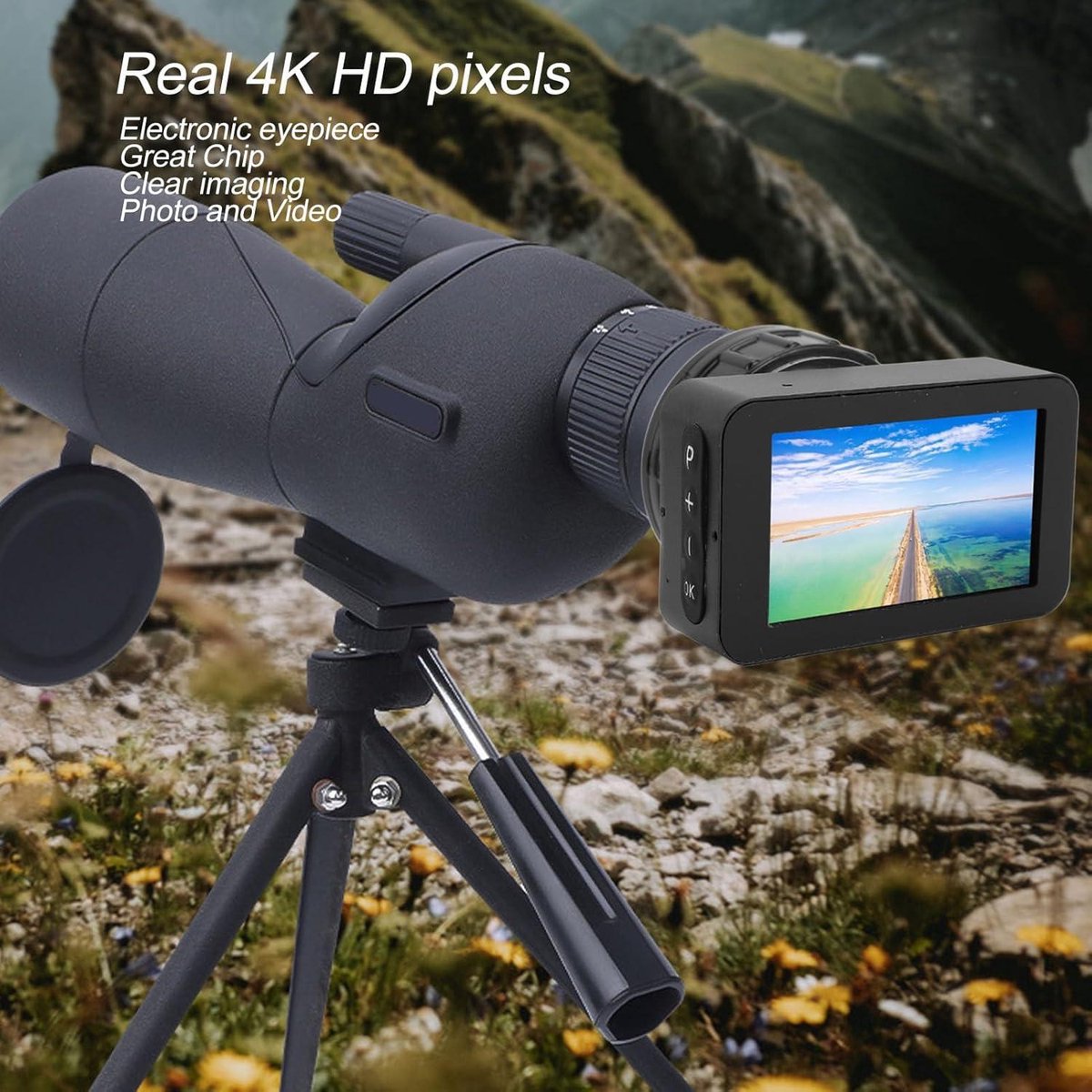 Allecto Plus Digitale Telescoop Oculair Camera 4K