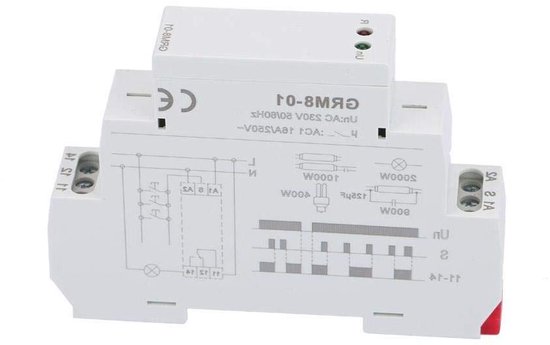 Allecto Plus Electronic Pulse Relay 230V DIN-Schiene