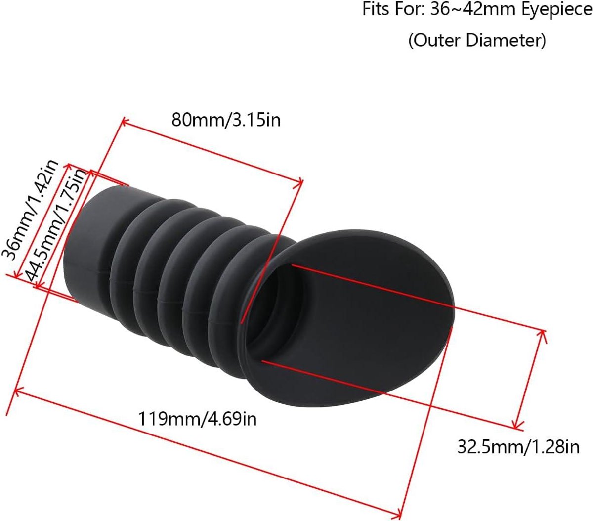 Allecto Plus Rubber Oculair Cover 36mm 42mm