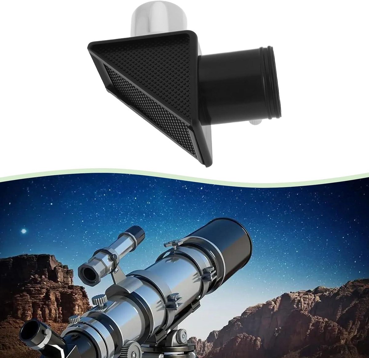 Allecto Plus Telescoop Diagonale Spiegel 90° 1"-1.25"