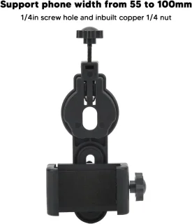 Allecto Plus - Telescoopadapter voor smartphone