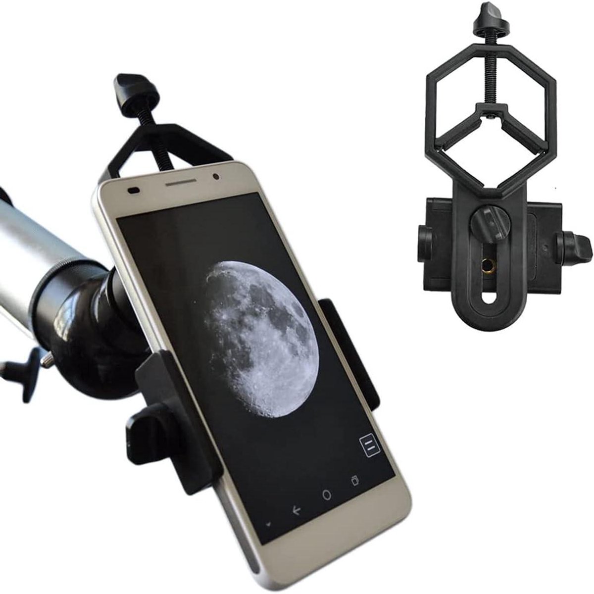 Allecto Plus Universele Smartphone Telescoop Adapter Set