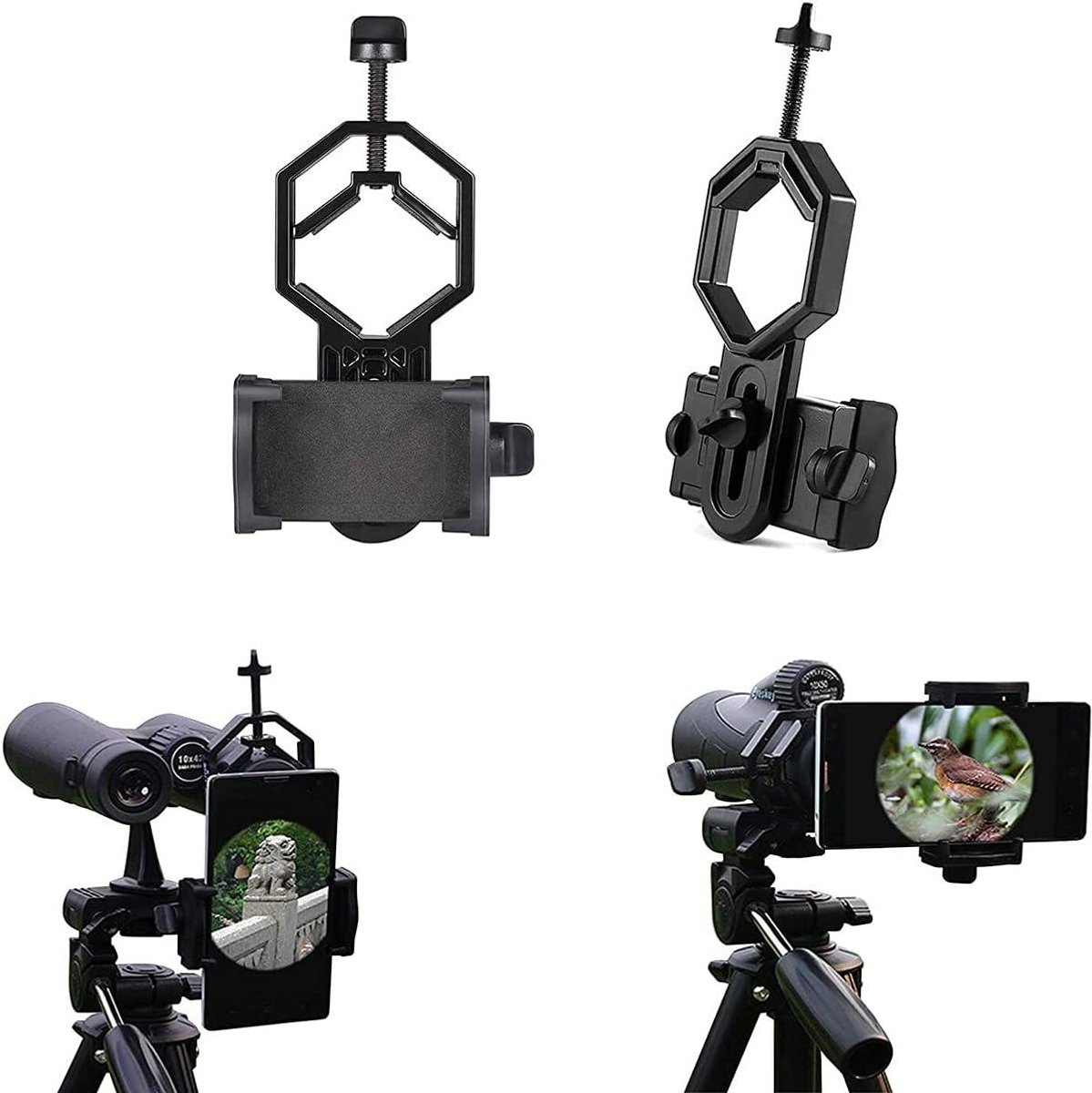 Allecto Plus Universele Smartphone Telescoop Adapter Set