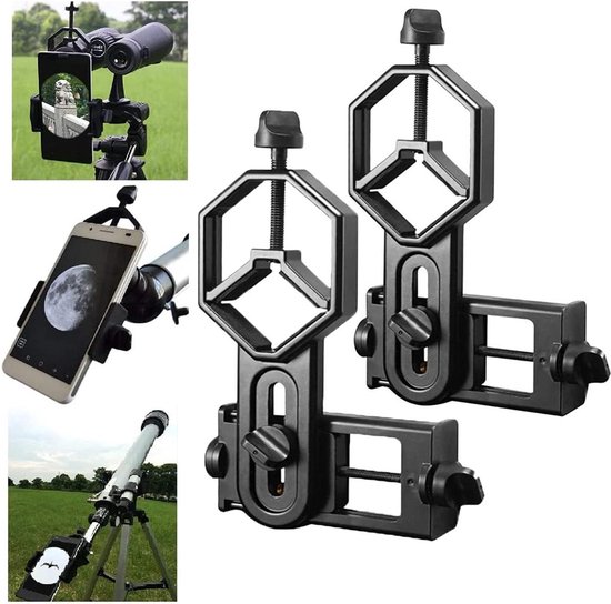 Allecto Plus Universele Smartphone Telescoop Adapter Set