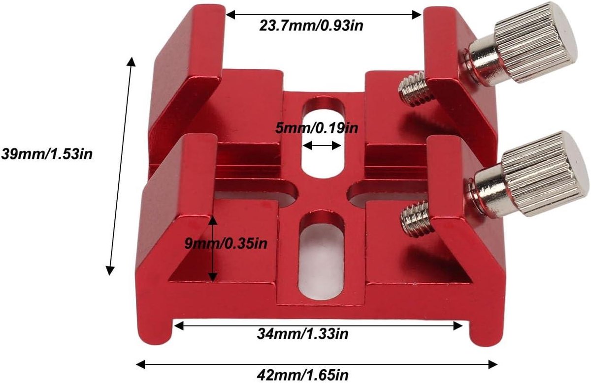 Allecto Plus Universele Zwaluwstaartbasis Aluminium Telescoop