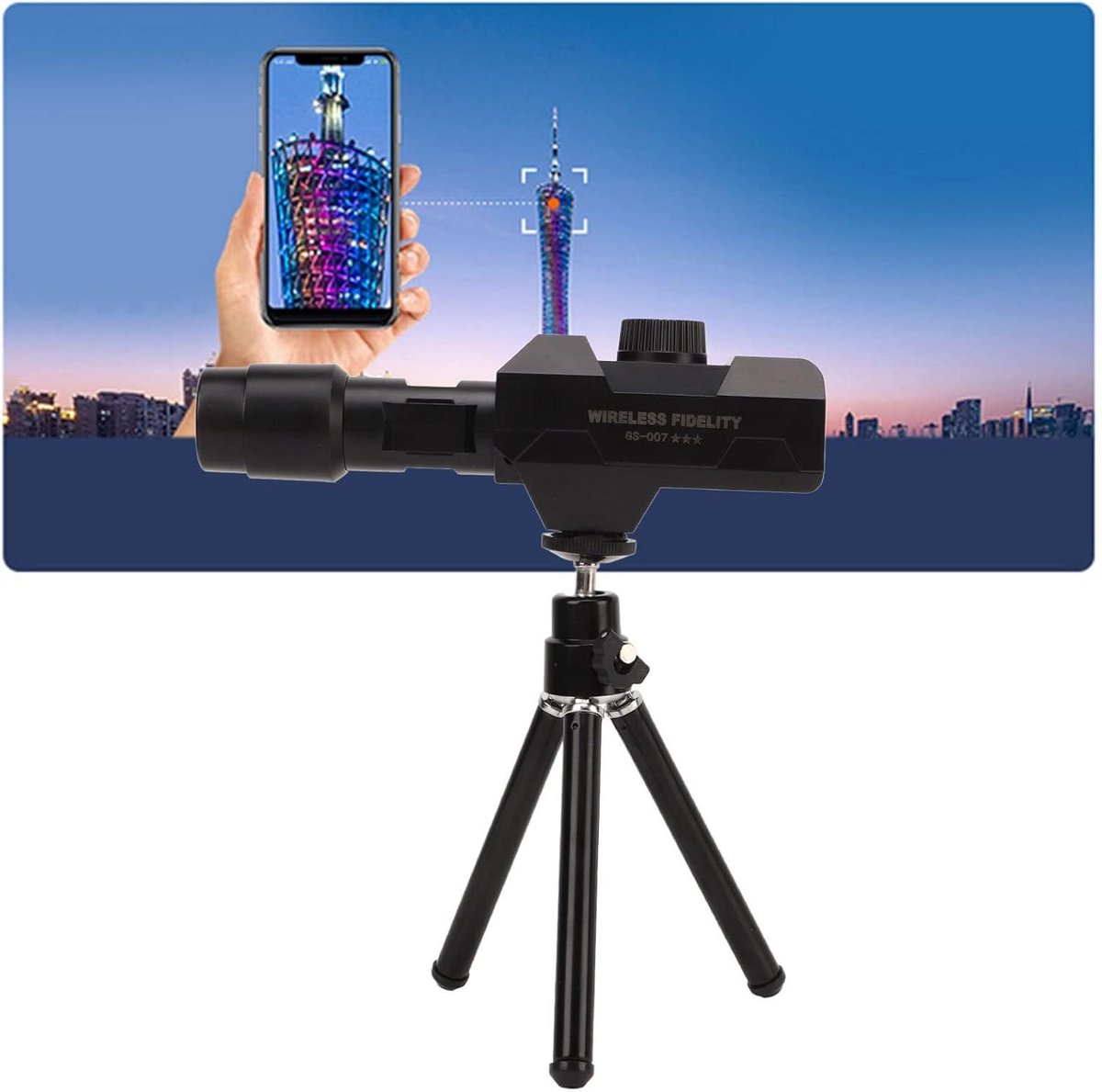Allecto Plus Wifi Digitale Monoculaire Telescoop 70x