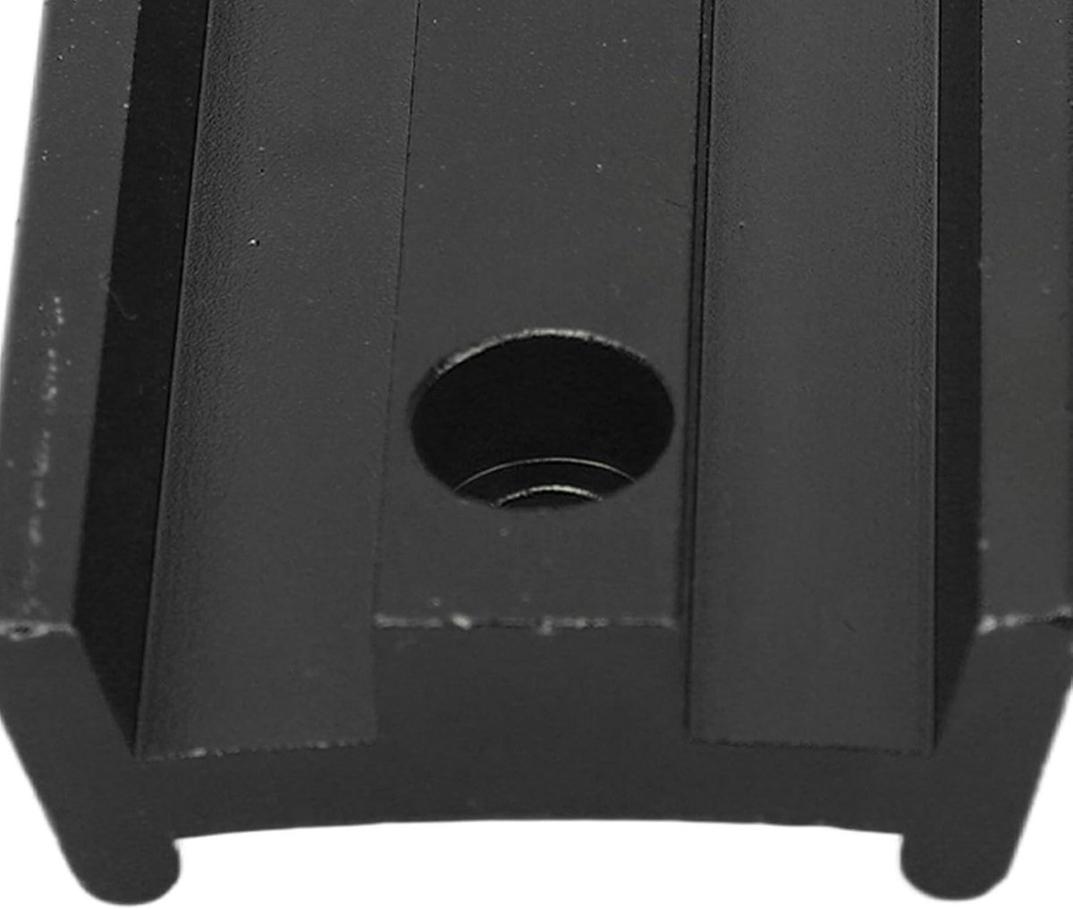 Allecto Plus Zwaluwstaart Telescoop Adapter Montageplaat 1/4 Draad zwart