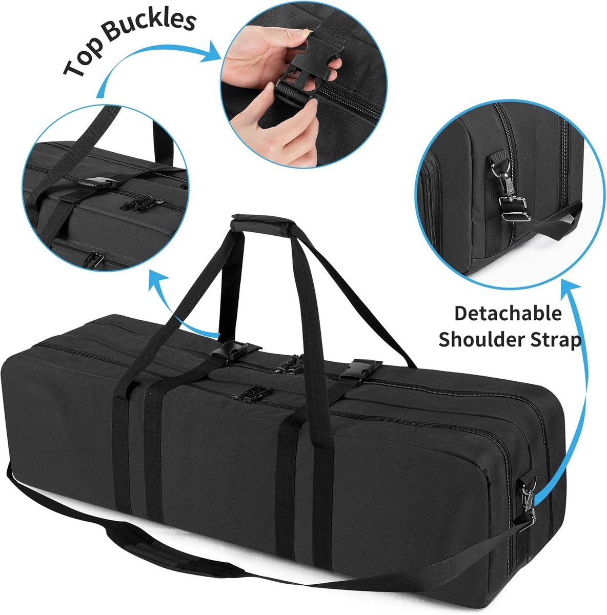 Allecto Premium telescooptas en koffer 1036 cm