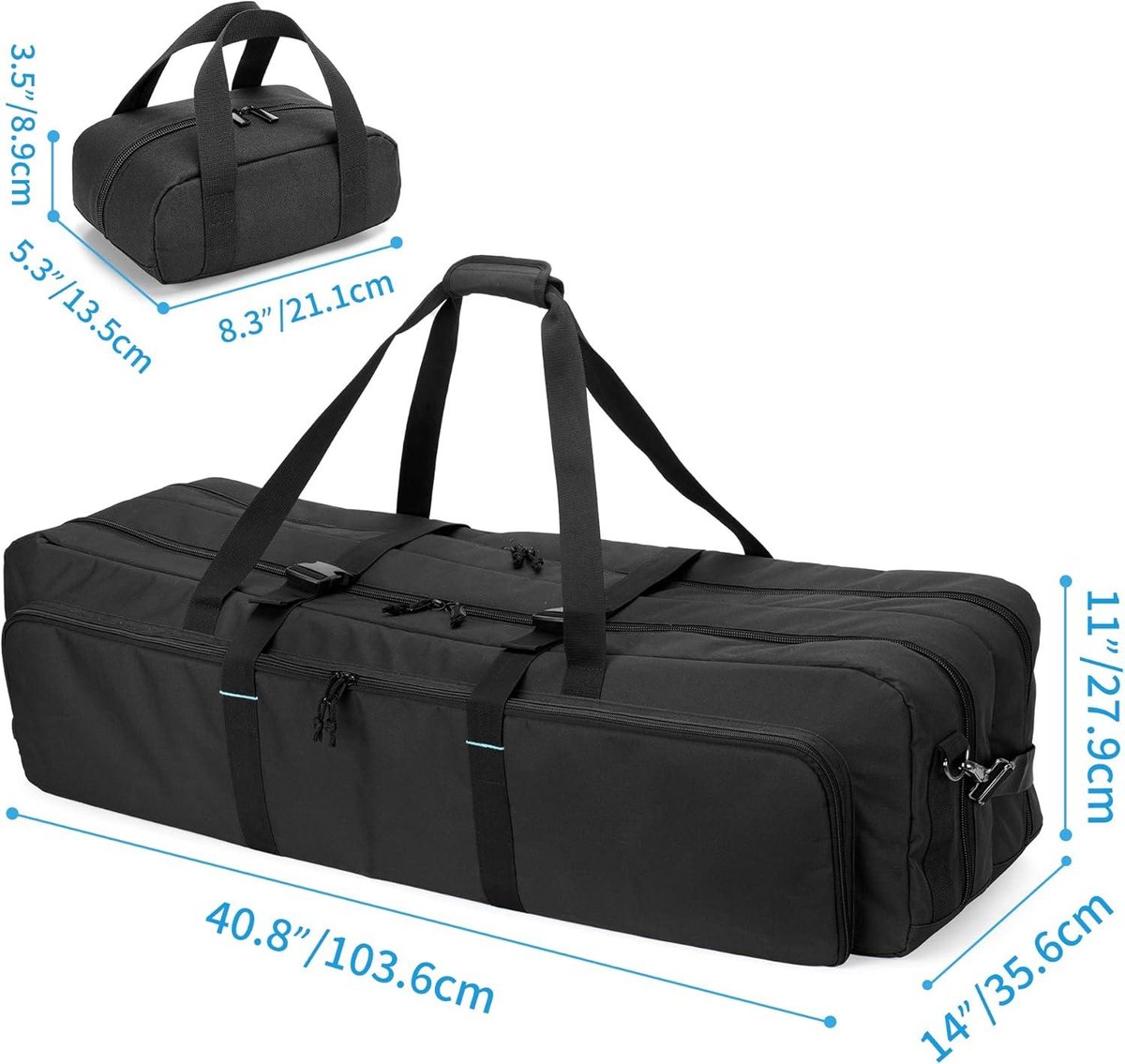 Allecto Premium telescooptas en koffer 1036 cm
