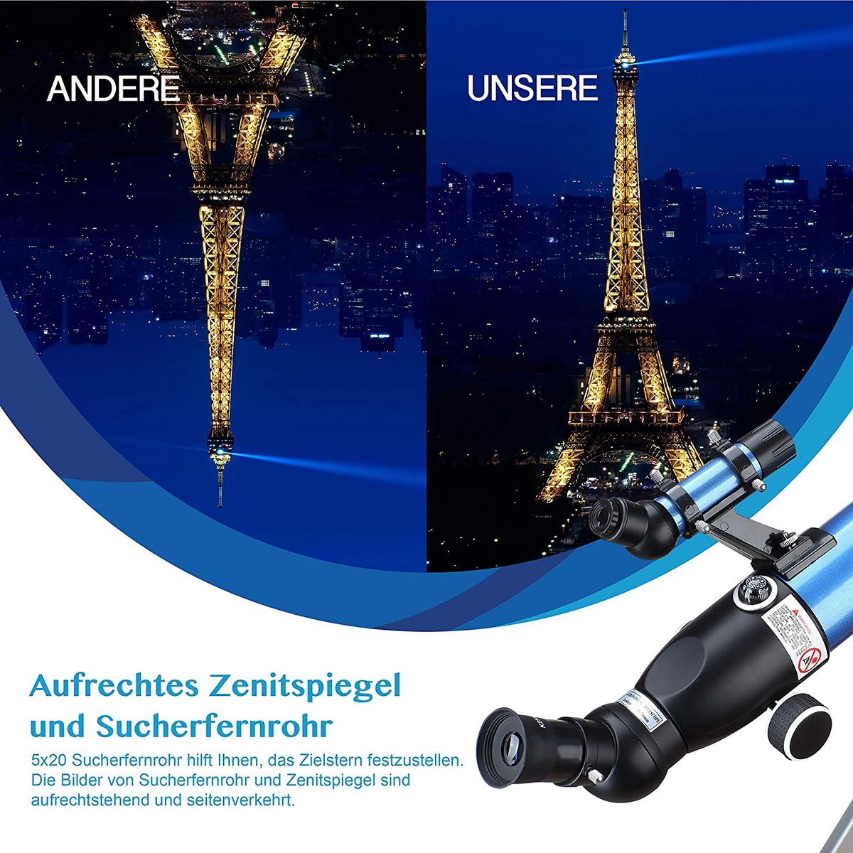 Aomekie 234X Refractor Telescoop Set