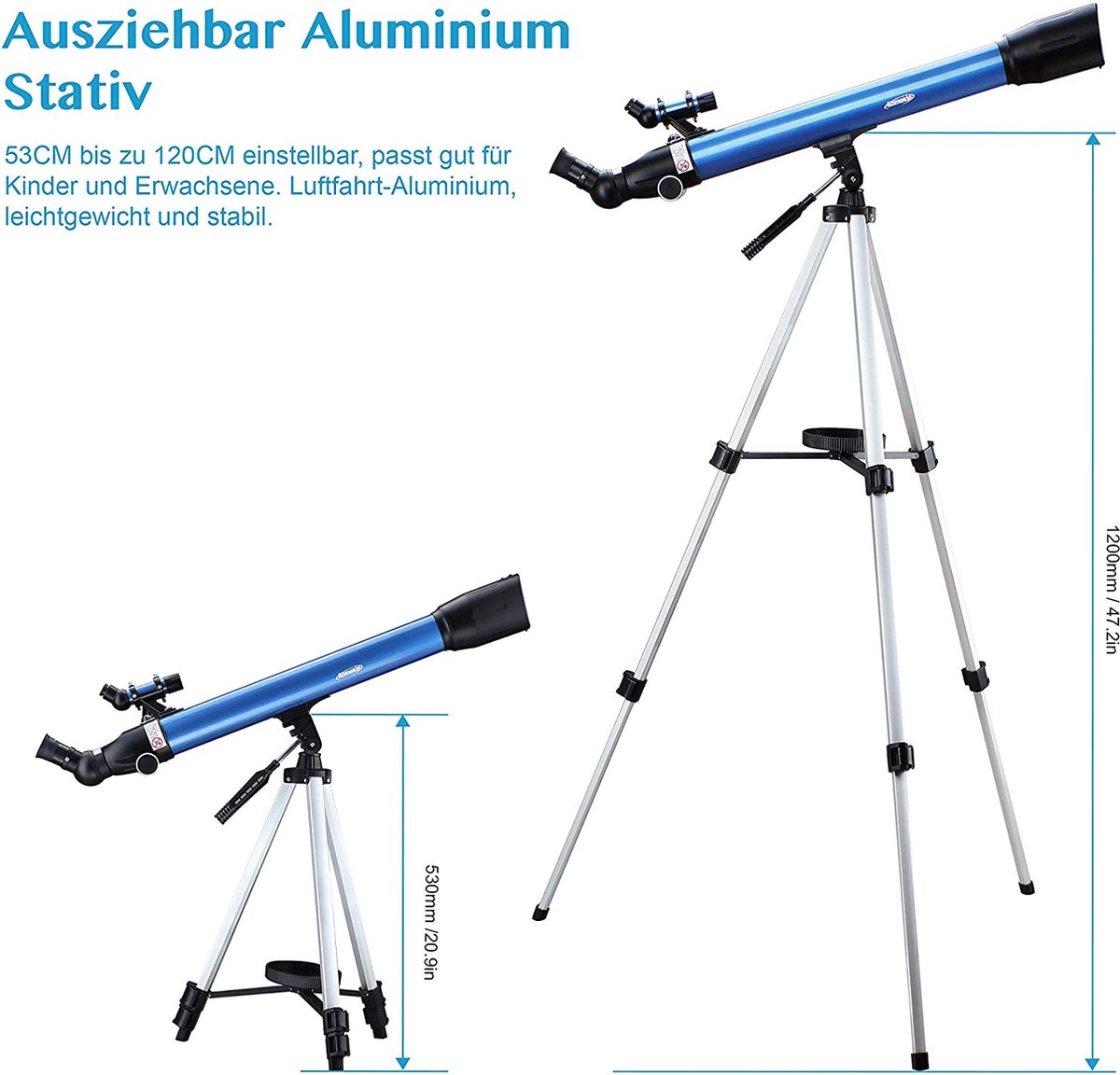 Aomekie 234X Refractor Telescoop Set
