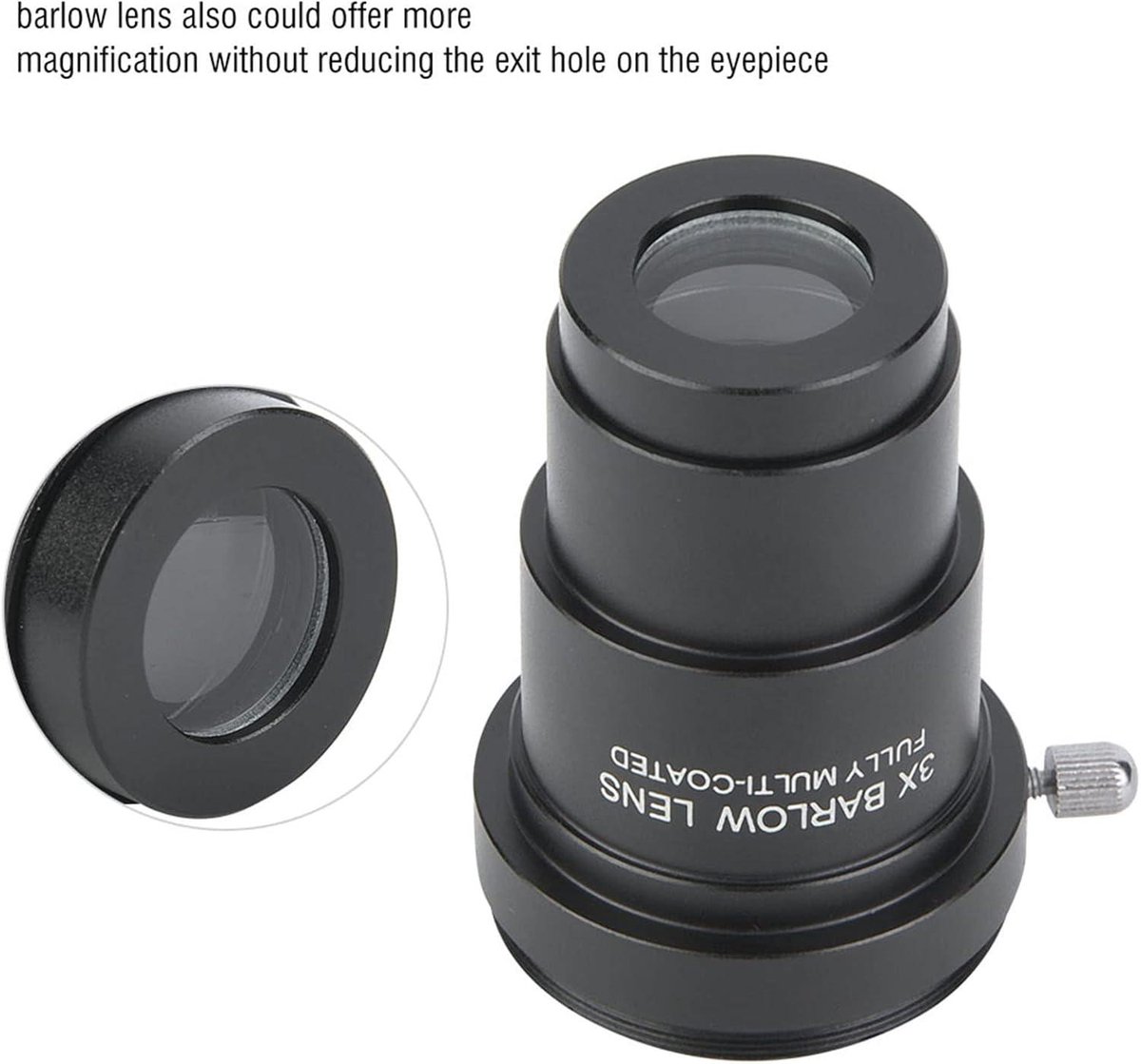Astromische Barlow Lens 2X/3X M42x0.75 1.25 Inch