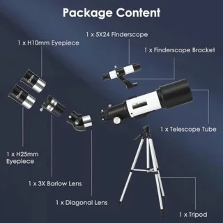 Astronomie Telescoop 70 mm Refractor