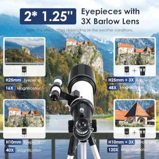Astronomie Telescoop 70 mm Refractor