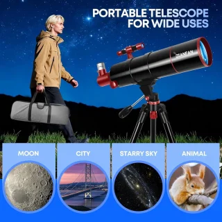 Astronomie Telescoop 90/550 Refractor