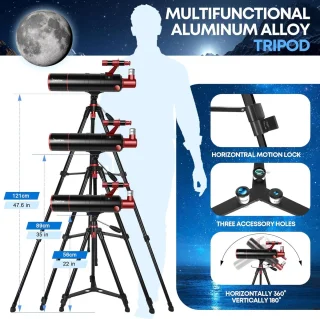 Astronomie Telescoop 90/550 Refractor
