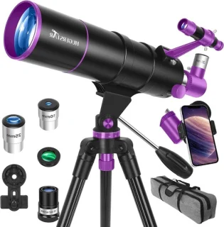 Astronomie telescoop 90/550mm - zwart