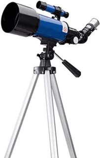 Astronomie telescoop - refractor telescoop - 70mm diafragma 400mm - zwart