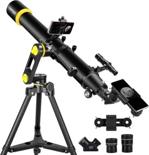 Astronomie telescoop voor beginners, 90mm diafragma en 1000mm brandpuntsafstand