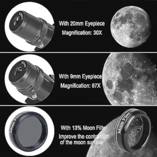 Astronomische Refractietelescoop 80/600 mm