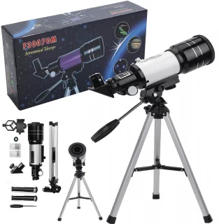 De Astronomische refractor telescoop 70/300 mm in één oogopslag