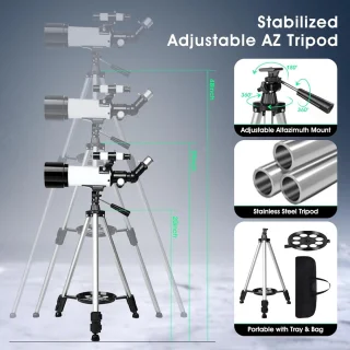 Astronomische Refractor Telescoop 70/400 mm