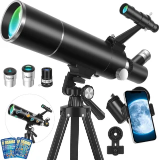 Astronomische refractor telescoop 80/500 mm
