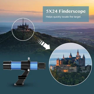 Astronomische telescoop 400/70 mm