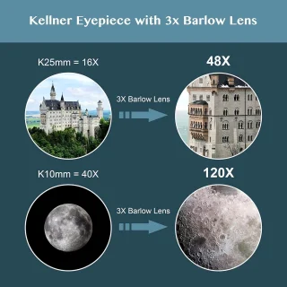 Astronomische telescoop 400/70 mm