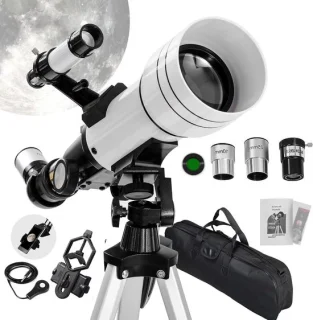 Astronomische telescoop 70/400 mm wit